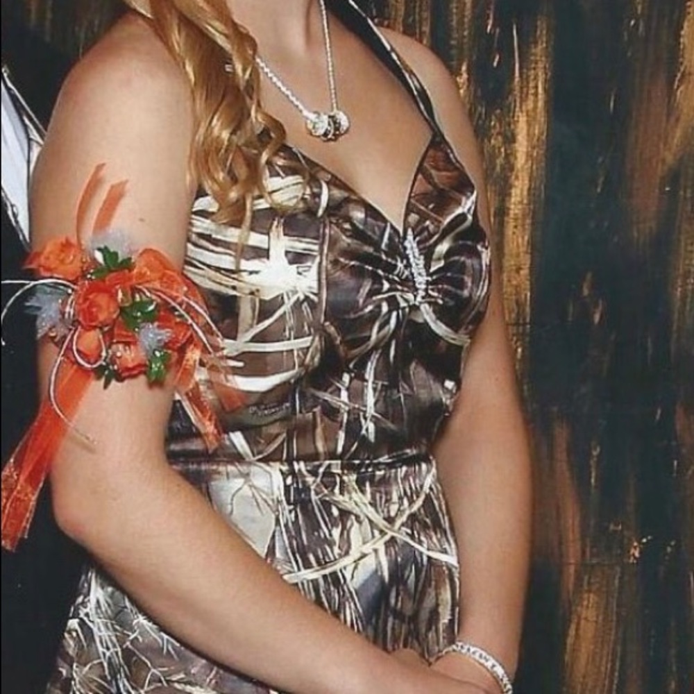 Camo formal dress